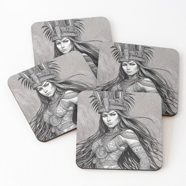 Item preview, Aztec Warrior Queen designed and sold by magikman65.
