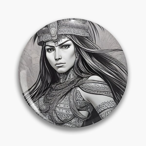 Item preview, Aztec Warrior Queen designed and sold by magikman65.