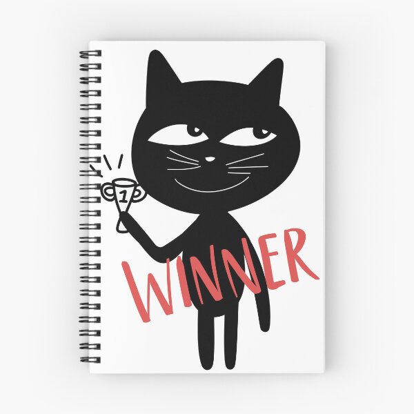 Aperçu de l'œuvre Le chat est un gagnant créée et vendue par givepineapple.