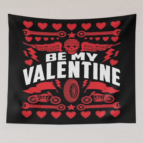 Item preview, Valentine's Day Motorcycle Biker Love Design designed and sold by wearweird.