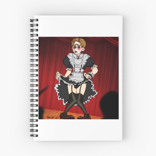 Item preview, Lucky Guy in a maid dress.   designed and sold by bloodexorcists.