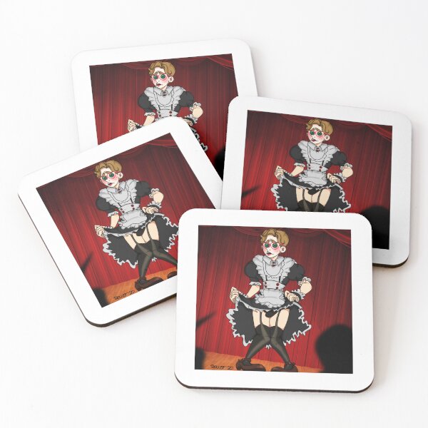 Item preview, Lucky Guy in a maid dress.   designed and sold by bloodexorcists.