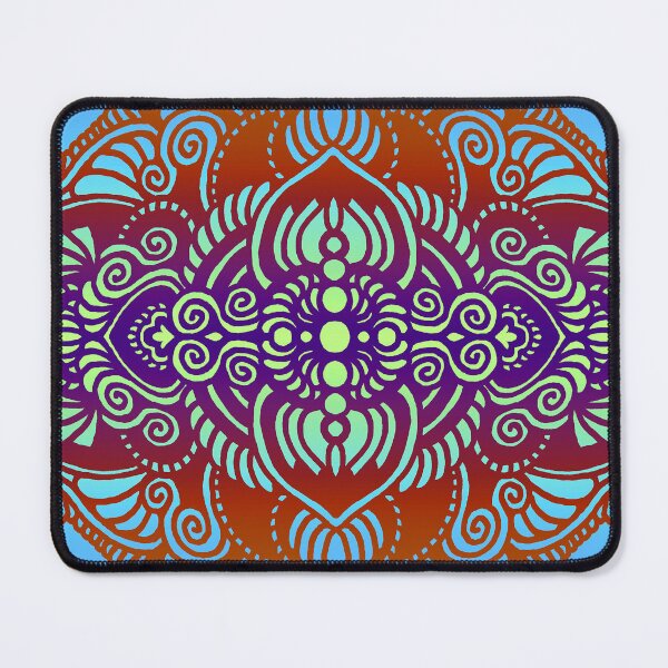 Item preview, fancy colorful abstract pattern designed and sold by chambergambit.