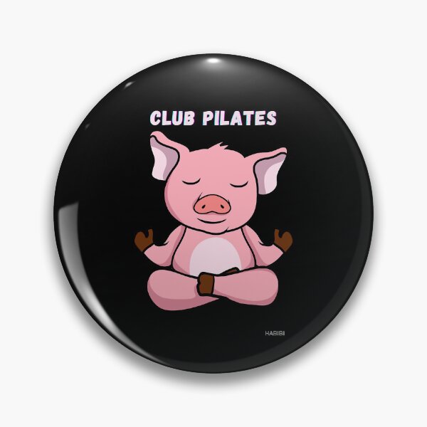 Item preview, club pilates, funny pig designed and sold by Notafictionalum.