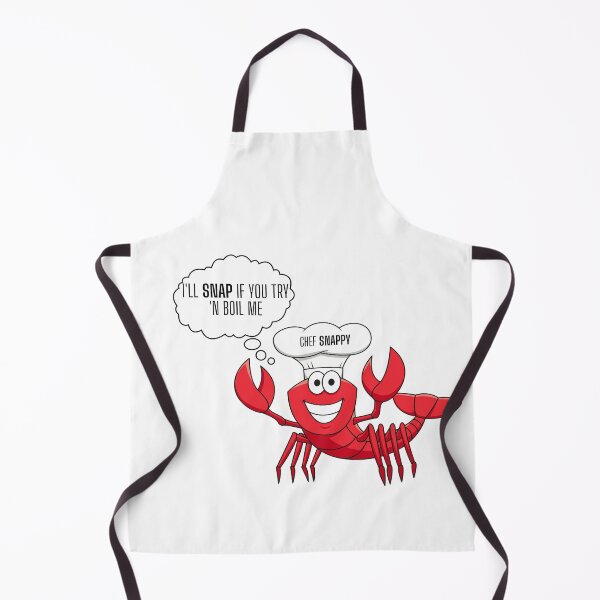 Item preview, Chef Snappy, don't boil the crab funny meme/quote children design designed and sold by PixelPizzazz.