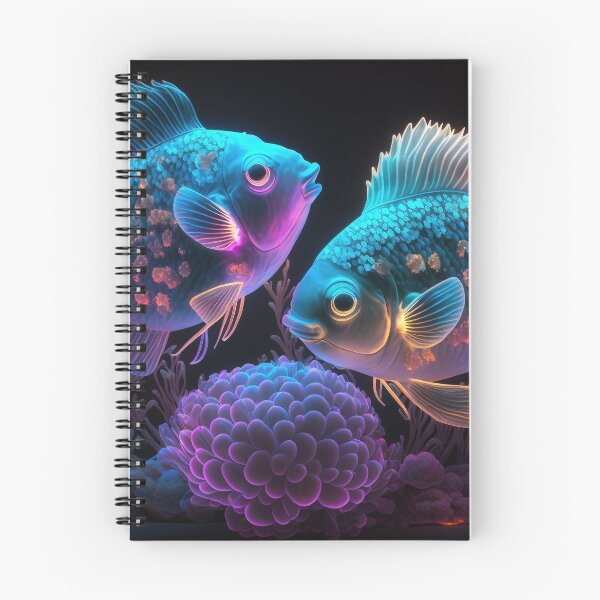 Item preview, Flashlight fishes AI Photos / bioluminescent fish 1 designed and sold by jetaiart.