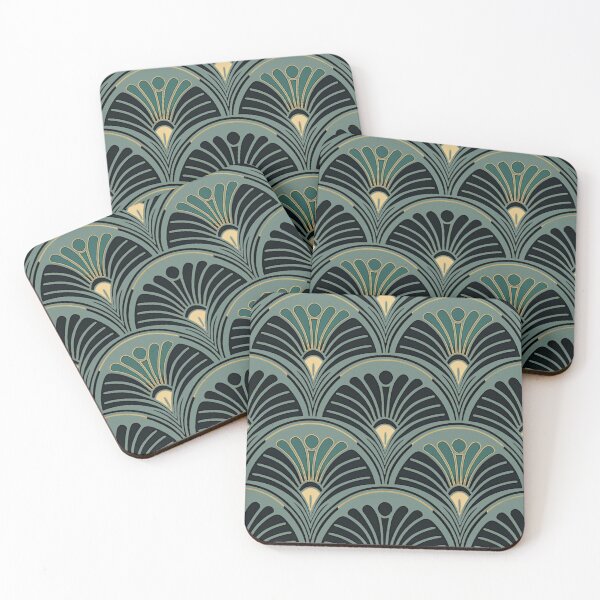 Item preview, art deco pattern designed and sold by A-Semi-Tree.