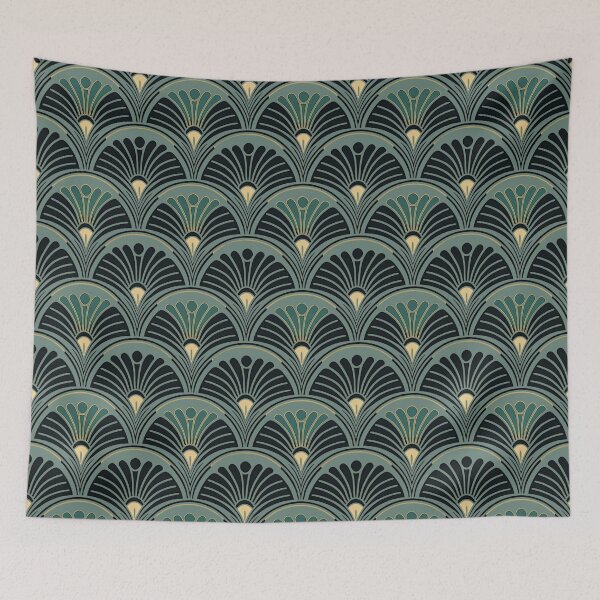 Item preview, art deco pattern designed and sold by A-Semi-Tree.