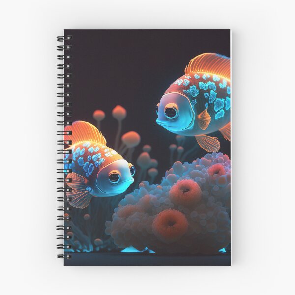 Item preview, Copy of Flashlight fishes AI Photos / bioluminescent fish / luminous 2 designed and sold by jetaiart.