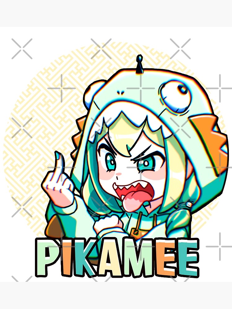 Li King on X: This is Amano Pikamee, the Vtuber designed by