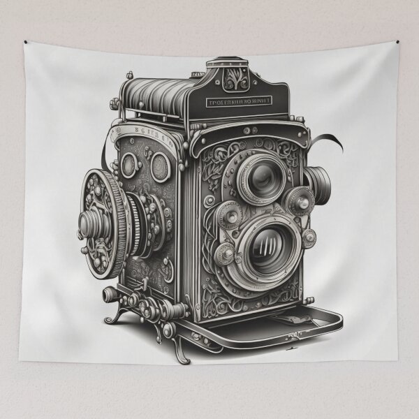 Item preview, Steampunk Camera - Sticker and T-Shirt Design designed and sold by MindAsylum.