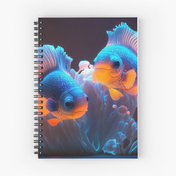 Item preview, Flashlight fishes AI Photos / bioluminescent fish / luminous 5 designed and sold by jetaiart.