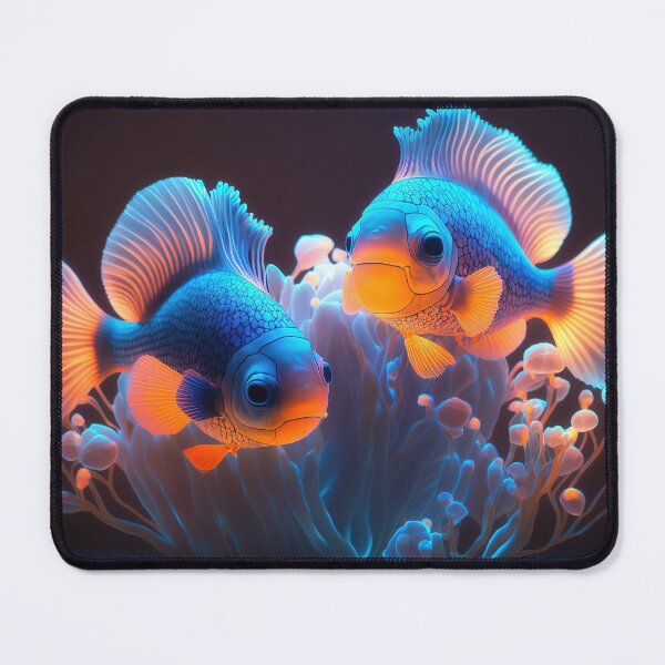 Artikelvorschau, Flashlight fishes AI Photos / bioluminescent fish / luminous 5 entworfen und verkauft von jetaiart.