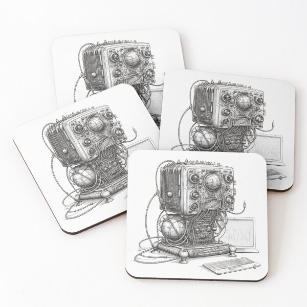 Item preview, Steampunk Computer #3 - Sticker and T-Shirt Design designed and sold by MindAsylum.