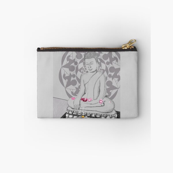 Item preview, Buddha Statue adorned with Flowers  designed and sold by Naomi's Original designs.