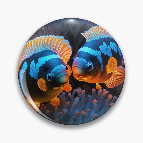 Artikelvorschau, Flashlight fishes AI Photos / bioluminescent fish / luminous 7 entworfen und verkauft von jetaiart.