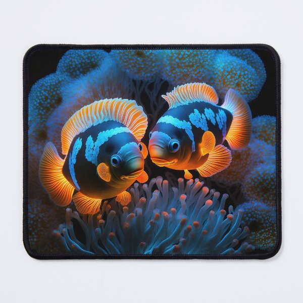 Item preview, Flashlight fishes AI Photos / bioluminescent fish / luminous 7 designed and sold by jetaiart.
