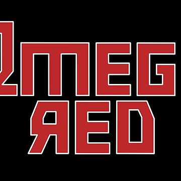 Omega red logo sale