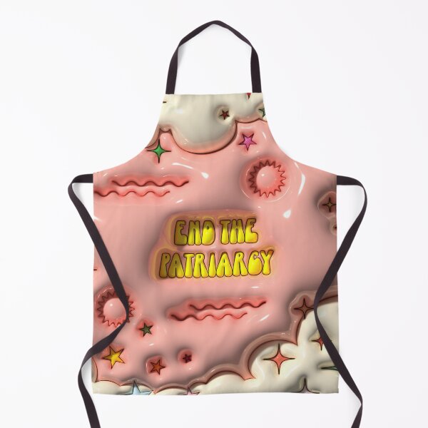 Item preview, End the Patriarchy Pink Cute Clouds designed and sold by chrismanubag.