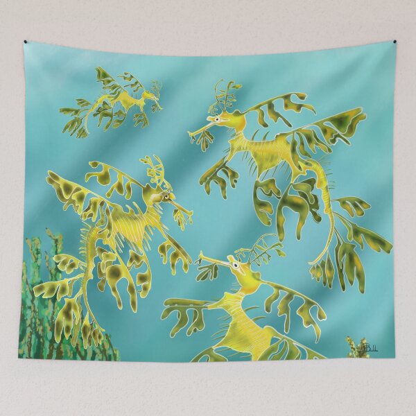 Item preview, Four leafy sea Dragons designed and sold by Deb Bull.