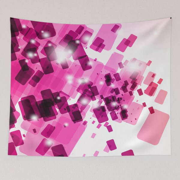 Item preview, Red Squares on a White Background Abstract Art designed and sold by Bruce ALMIGHTY Baker.