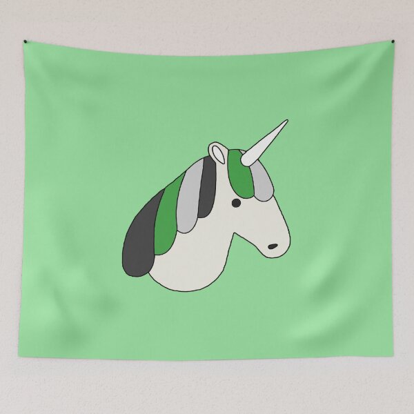 Item preview, Demiromantic Pride Unicorn designed and sold by everything4eva.