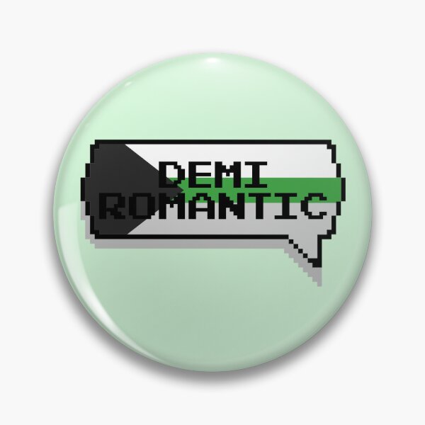 Item preview, Demiromantic Pride Pixelated Chat Box designed and sold by everything4eva.