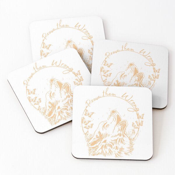 Artikelvorschau, Beweisen Sie ihnen das Gegenteil | Wolf mit Schmetterling entworfen und verkauft von Twinmommy Store.