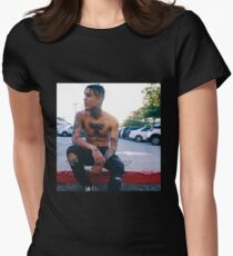 LIL SKIES HIGH QUALITY CANDID SHOT Women's Fitted T-Shirt