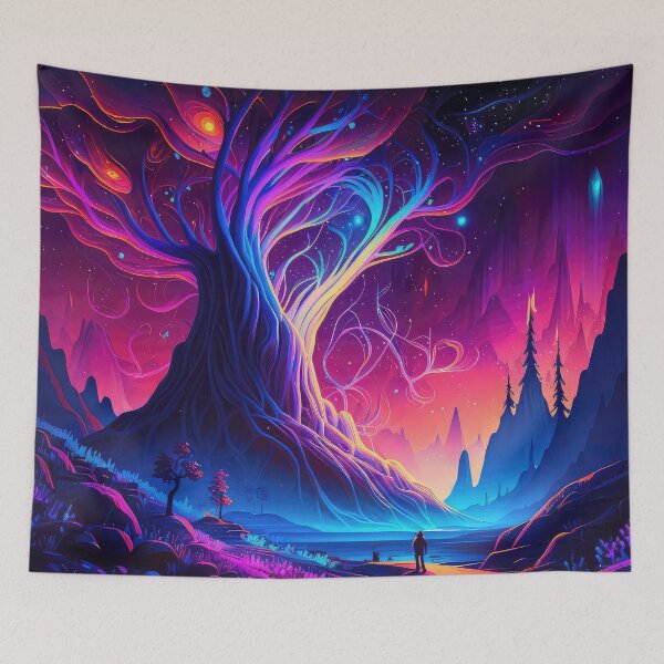 Artikelvorschau, Mesmerizing Psychedelic World entworfen und verkauft von SeedDesign.
