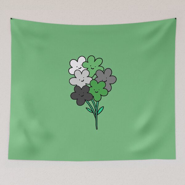 Item preview, Subtle Demiromantic Pride Flowers designed and sold by everything4eva.