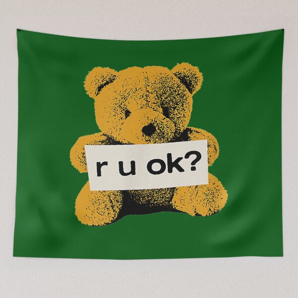 Item preview, Official Yungblud Teddyyz r u ok Black   designed and sold by haitrambo310.