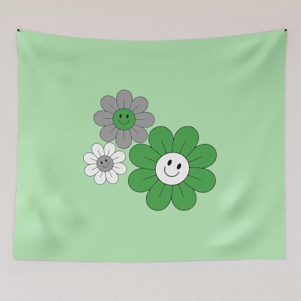Item preview, Subtle Demiromantic Pride Hippie Flowers designed and sold by everything4eva.