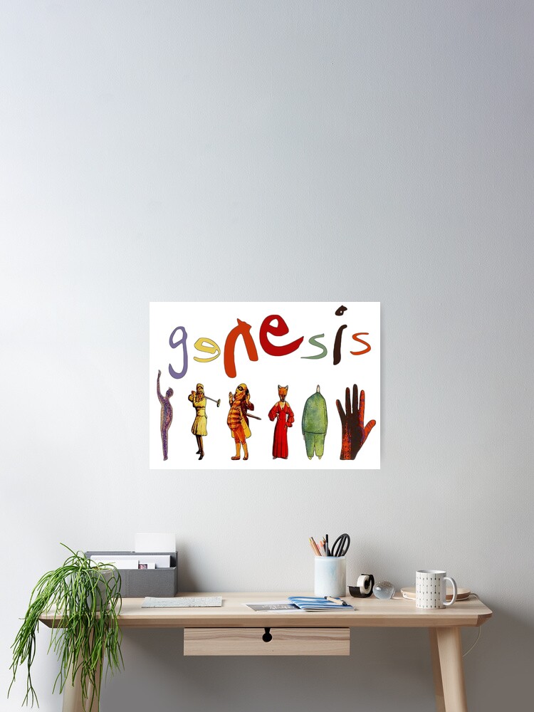 genesis band&quot; Poster for Sale by jonesloyd38 | Redbubble