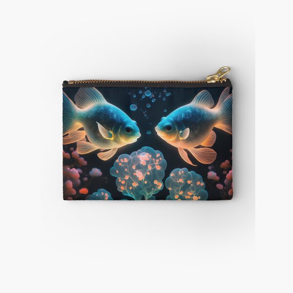 Item preview, Flashlight fishes AI Photos / bioluminescent fish / luminous 13 designed and sold by jetaiart.