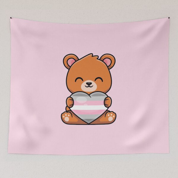 Item preview, Demigirl Pride Teddy Bear designed and sold by everything4eva.