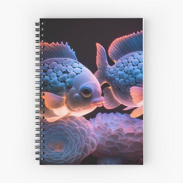 Item preview, Flashlight fishes AI Photos / bioluminescent fish / luminous 15 designed and sold by jetaiart.