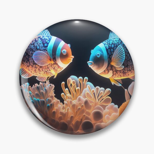 Artikelvorschau, Flashlight fishes AI Photos / bioluminescent fish / luminous 17 entworfen und verkauft von jetaiart.
