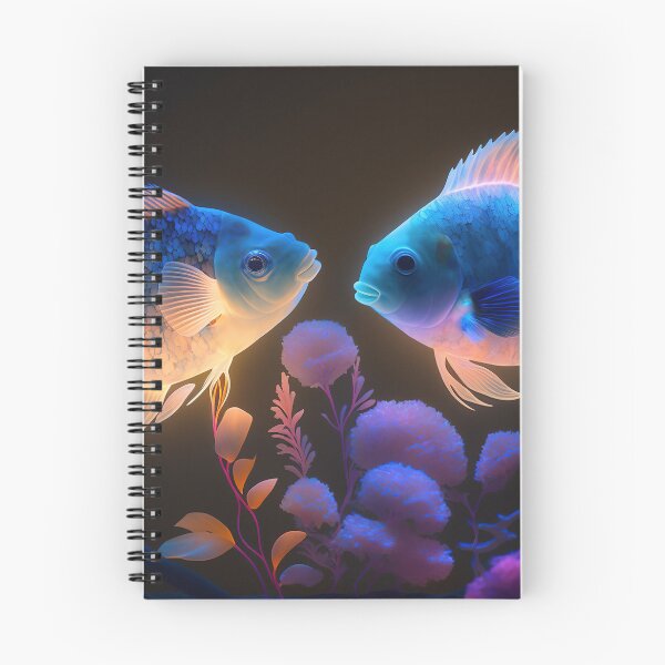 Item preview, Flashlight fishes AI Photos / bioluminescent fish / luminous 18 designed and sold by jetaiart.