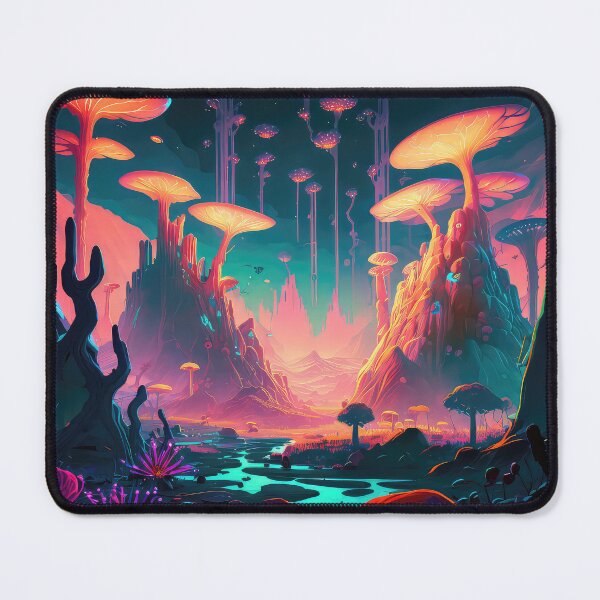 Artikelvorschau, Faszinierende psychedelische Welt entworfen und verkauft von SeedDesign.