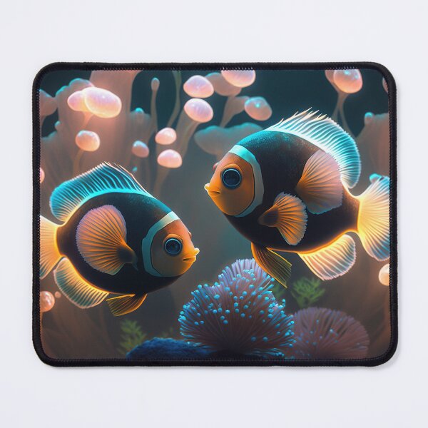 Item preview, Flashlight fishes AI Photos / bioluminescent fish / luminous 19 designed and sold by jetaiart.