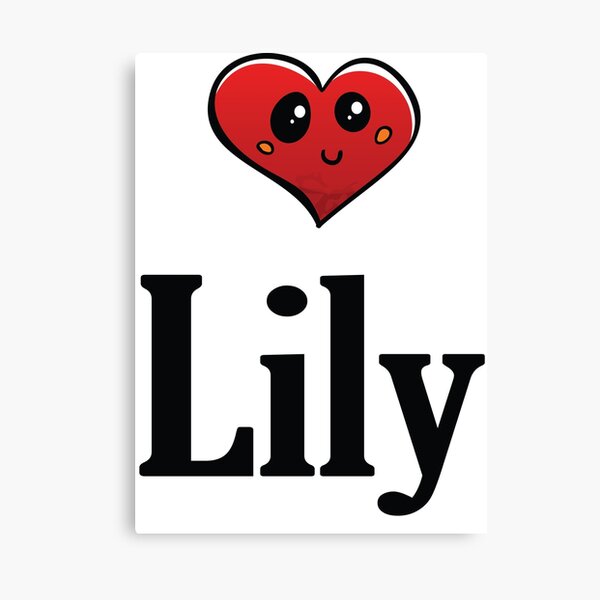 プロフ必読☆Lily-heart☆商品です♪ Lily Cute Heart My Name Is Lily!