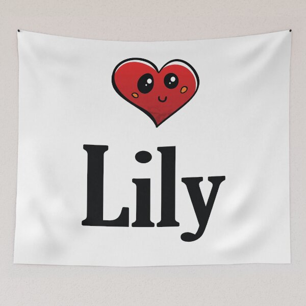 Item preview, Lily Cute Heart My Name Is Lily! designed and sold by ProjectX23.