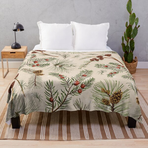 Item preview, Pine Cones & Berries Pattern designed and sold by Animeshanera.