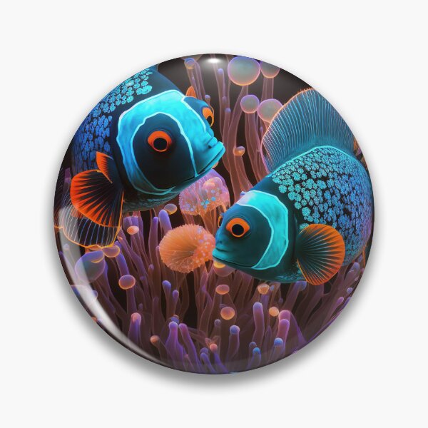Artikelvorschau, Flashlight fishes AI Photos / bioluminescent fish / luminous 21 entworfen und verkauft von jetaiart.