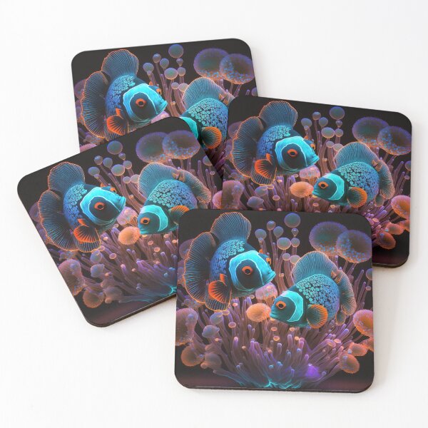Item preview, Flashlight fishes AI Photos / bioluminescent fish / luminous 21 designed and sold by jetaiart.