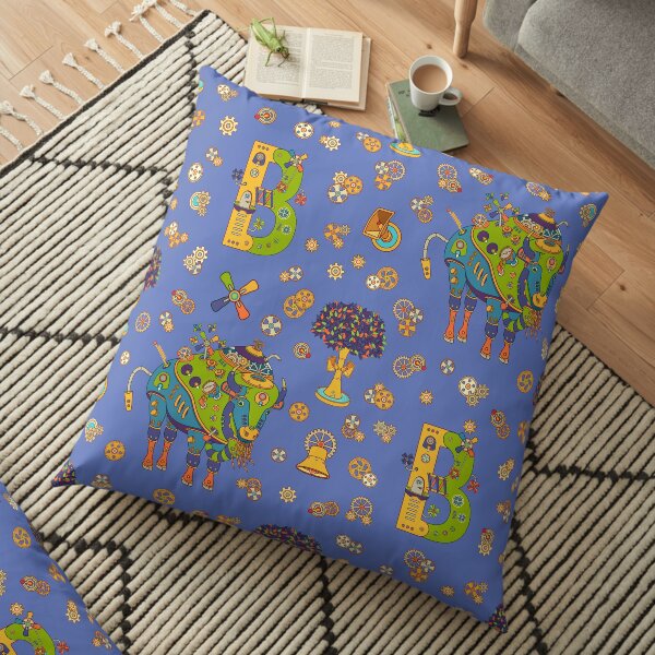 Bison, from the AlphaPod collection Floor Pillow