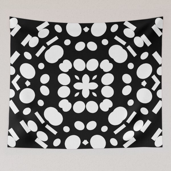 Item preview, Black and White Shapes designed and sold by drape-island.