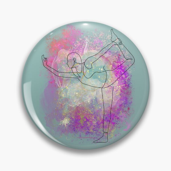 Item preview, Natarajasana  Lord of the dance pose Yoga designed and sold by sunnybunnyhoney.