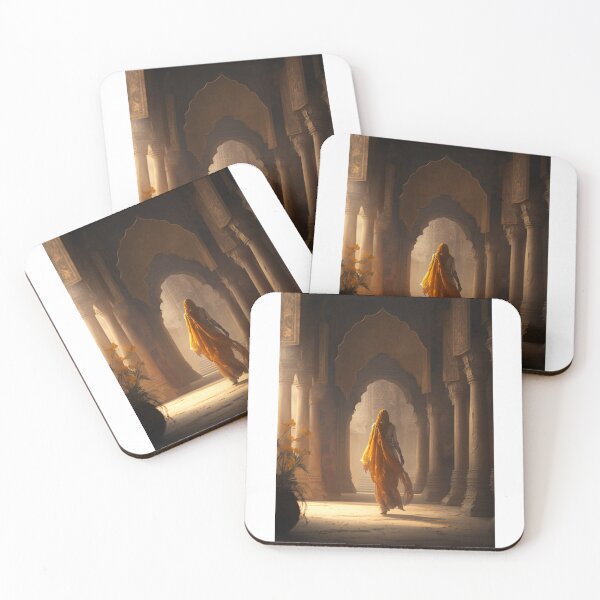 Item preview, Woman in indian temple designed and sold by Art-Orchid.